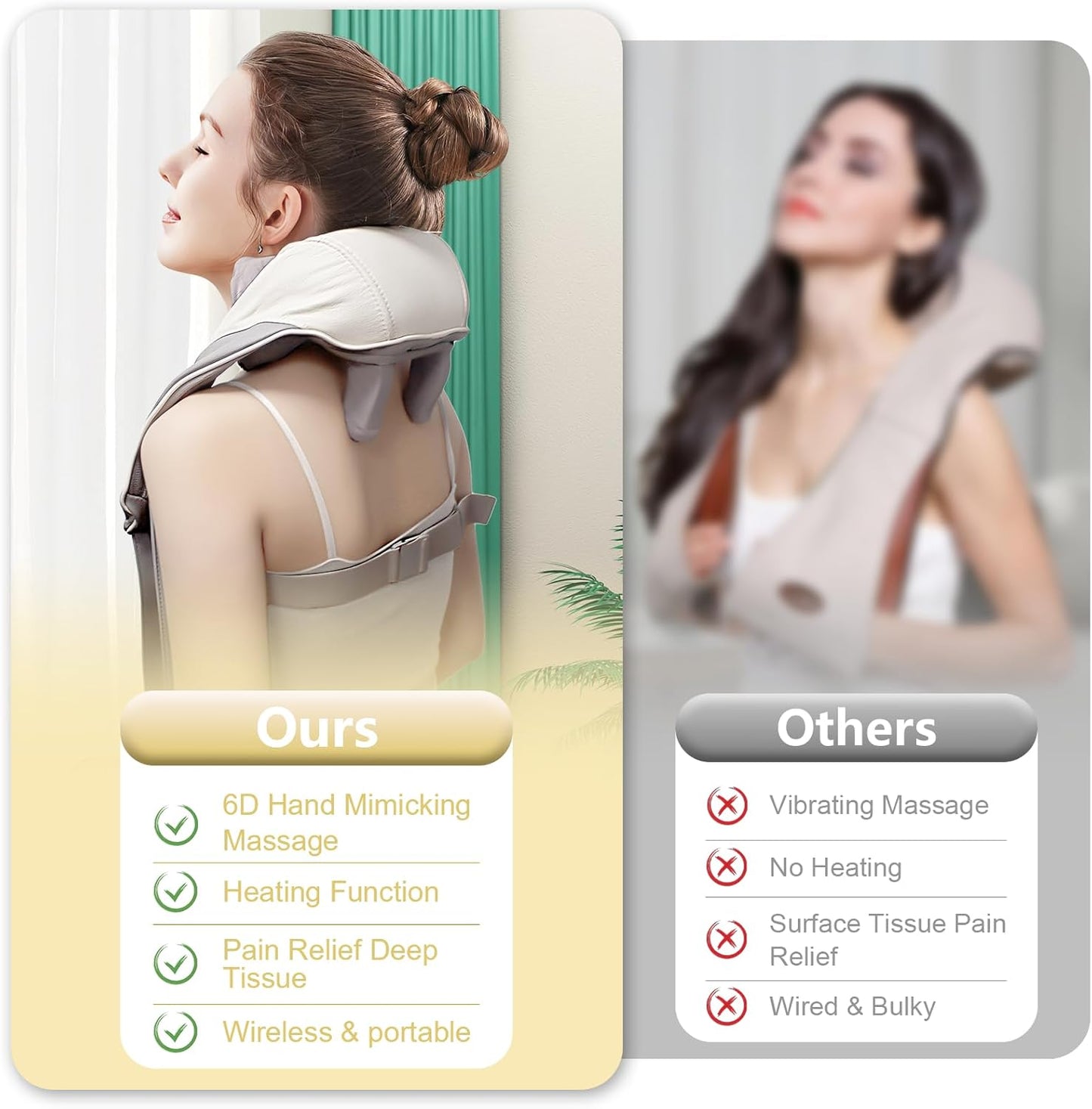 Kneading neck Massager/تدليك رقبتك باستخدام تقنية العجن