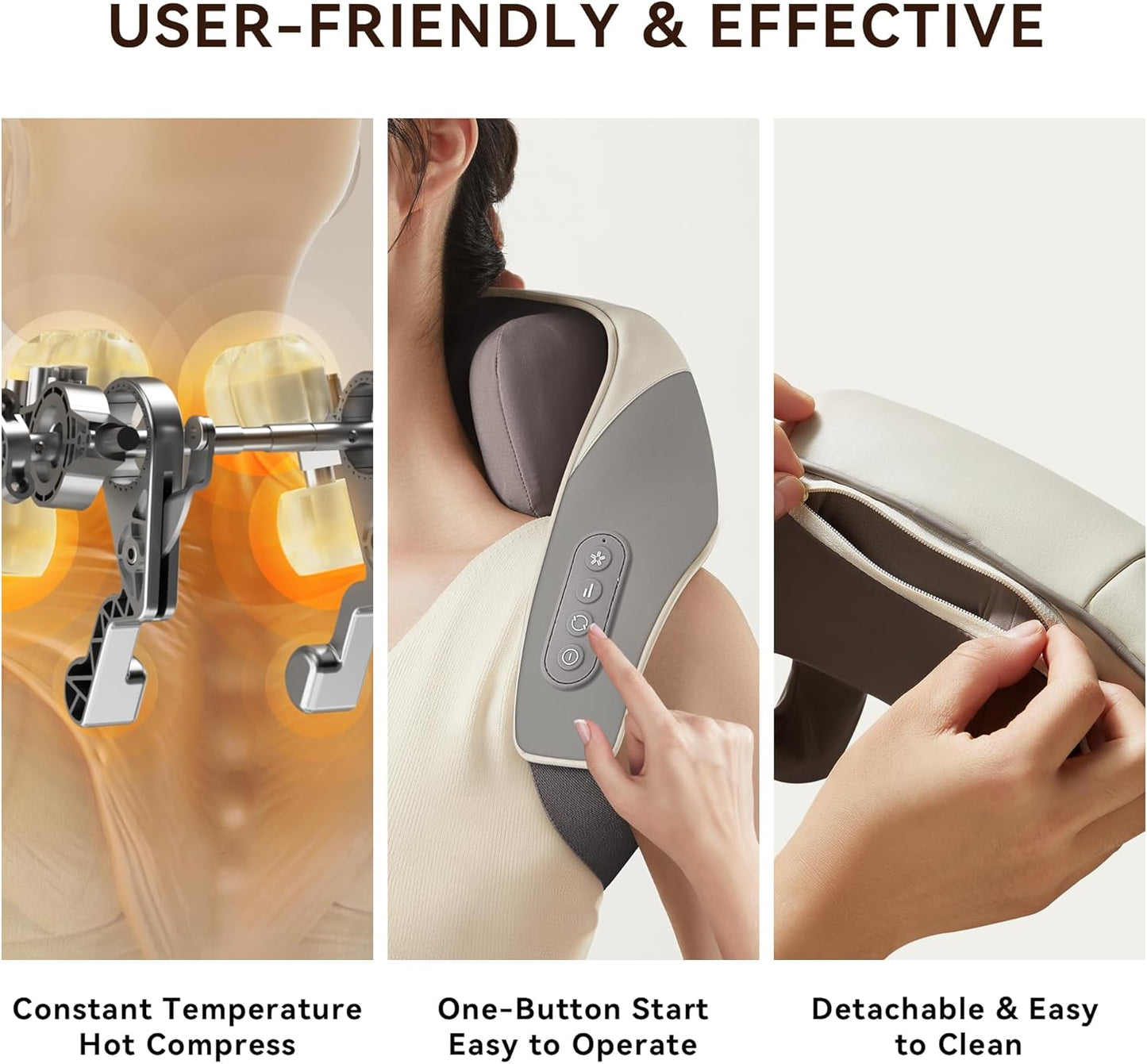 Kneading neck Massager/تدليك رقبتك باستخدام تقنية العجن