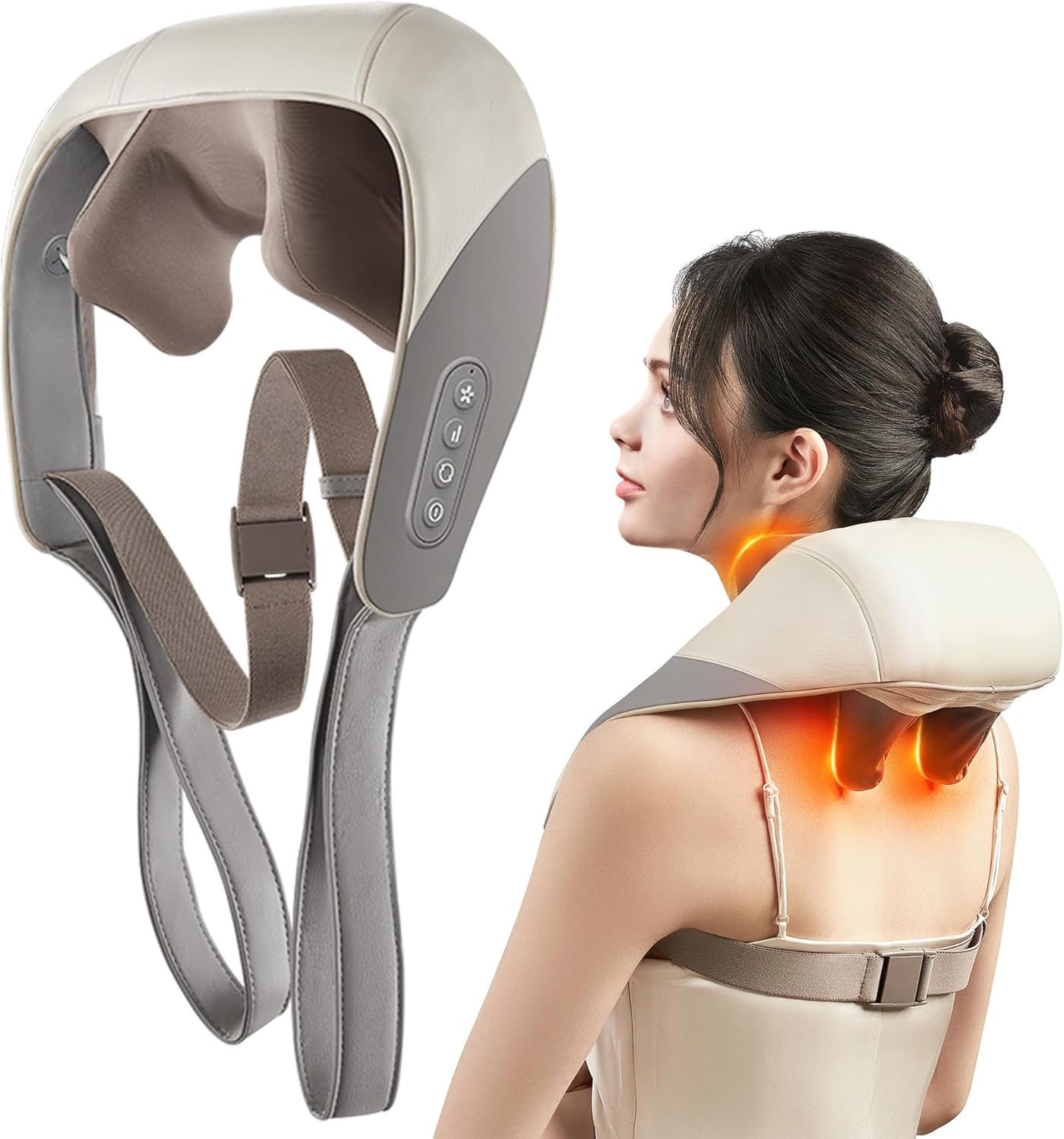 Kneading neck Massager/تدليك رقبتك باستخدام تقنية العجن